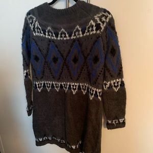 Free people sweater jacket super cozy